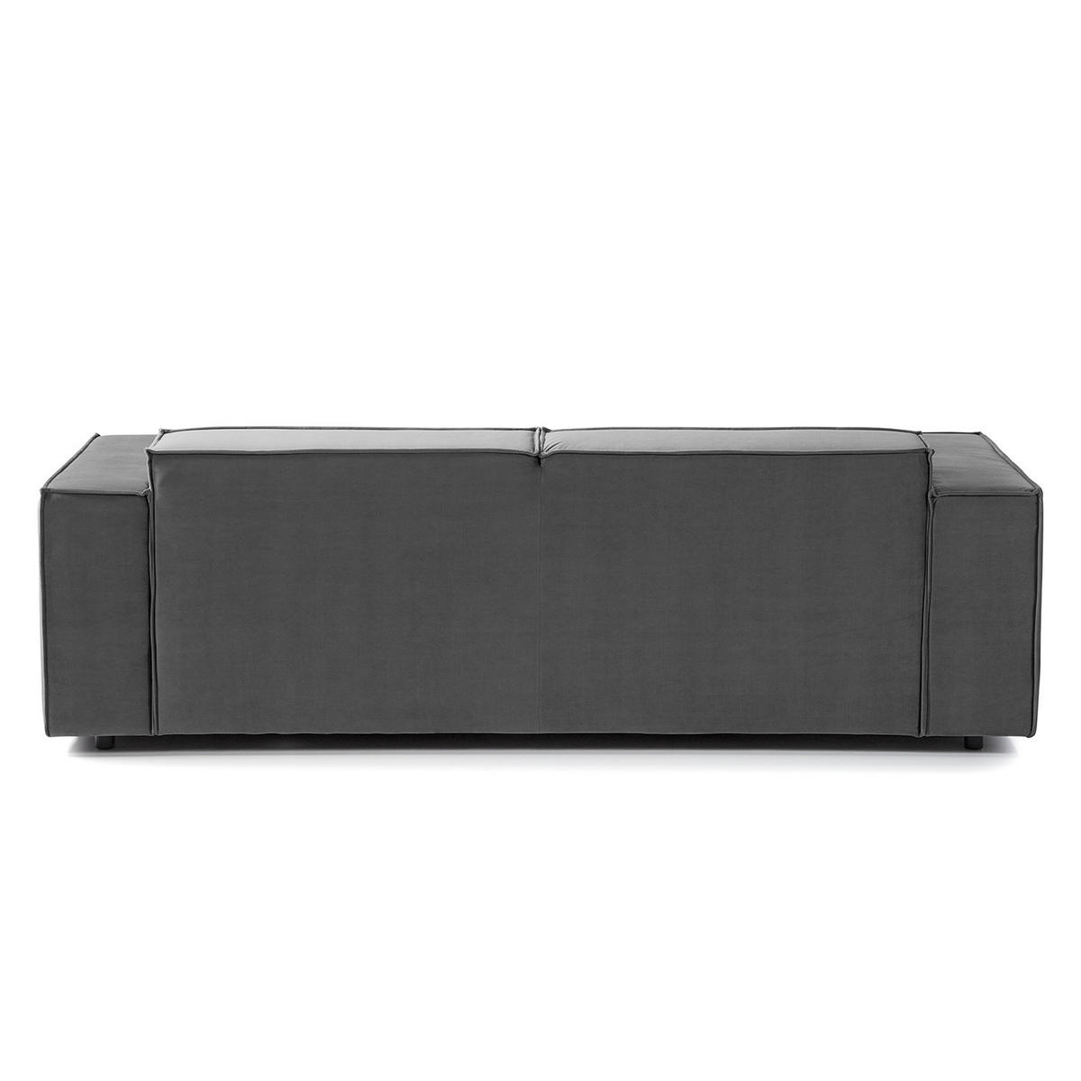 2,5-SITZER SOFA - Grau, Textil (223/70/96cm) - home24