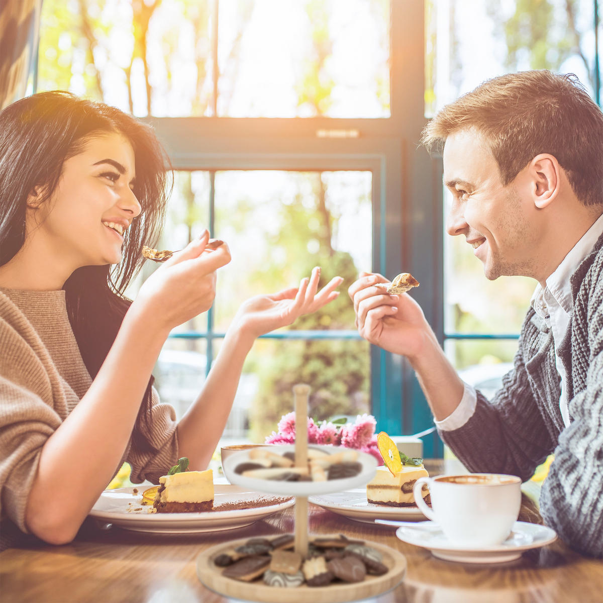 ETAGERE - Multicolor, Holz/Keramik (30/36cm) - Relaxdays