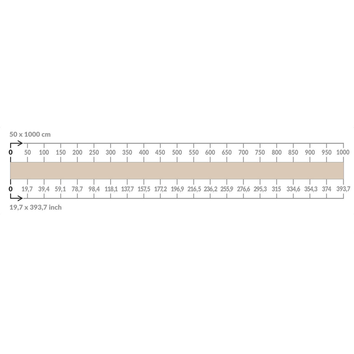 BALKON SICHTSCHUTZ Macchiato 600/50 cm - Beige, Kunststoff (600/50cm) - Bilderwelten