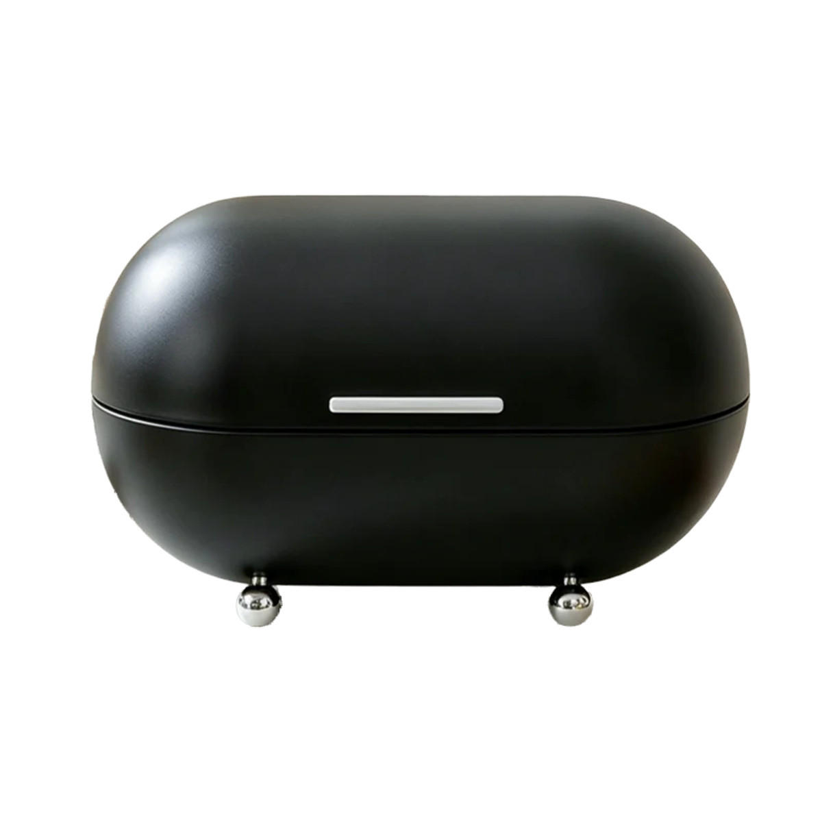 BROTKASTEN 34/19/20 cm Schwarz - Schwarz, Metall (19/20/34cm) - Authentics