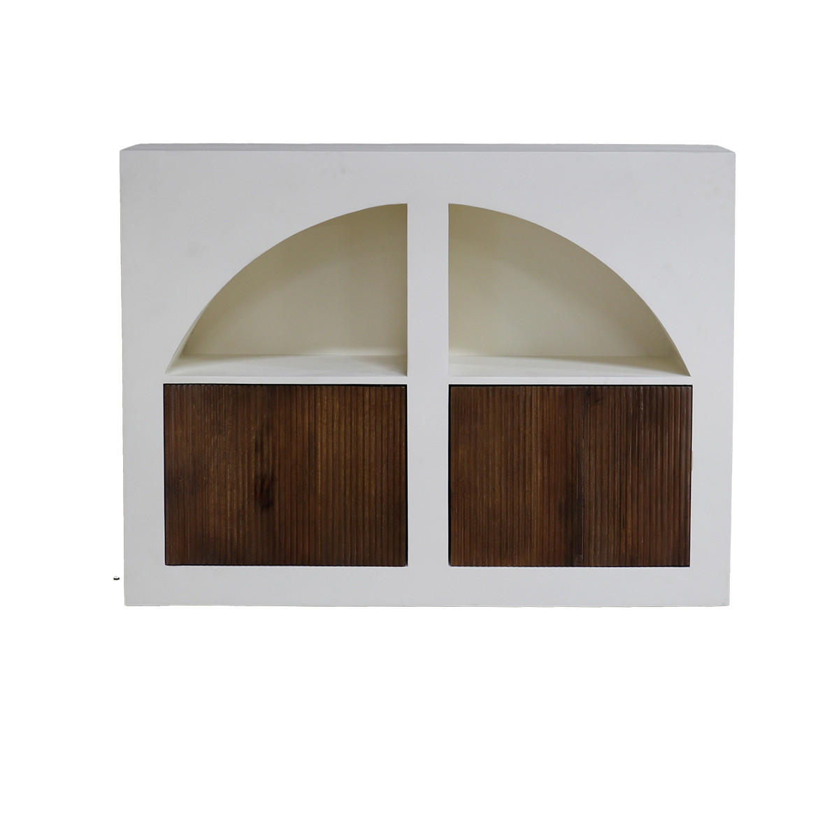 SIDEBOARD rechteckig aus Mangoholz 120x40x90cm, beige - Beige, Holz (120/90/40cm) - Giga Meubel