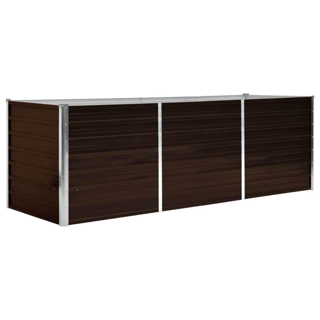 Deluke Hochbeet Braun 240x77x80 cm