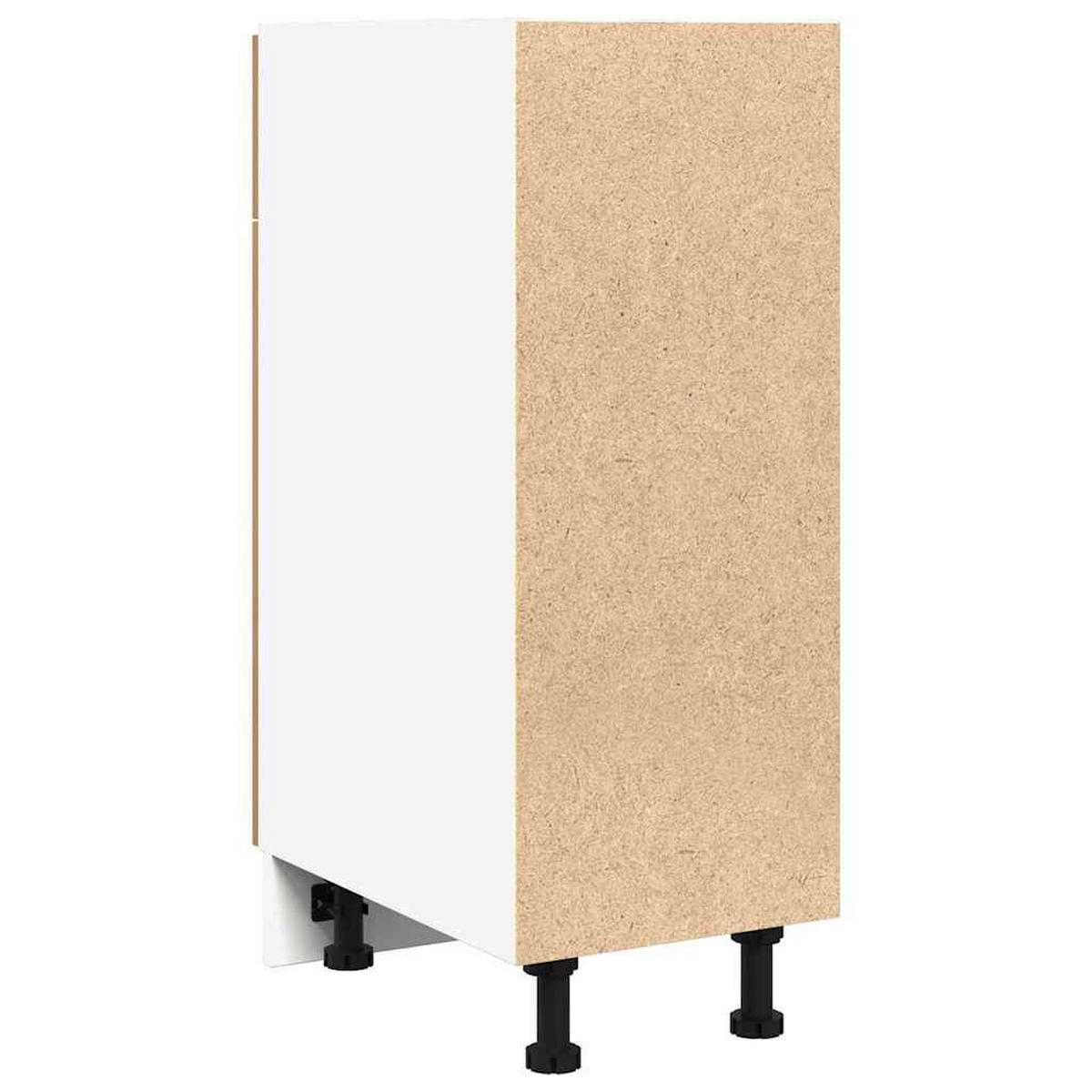 KÜCHENUNTERSCHRANK Lyon mit 1 Tür, 1 Schublade 30/46/81,5 cm aus Holzwerkstoff Artisan-Eiche Dekor - Eiche Artisan, Holz (30/81.5/46cm) - vidaXL