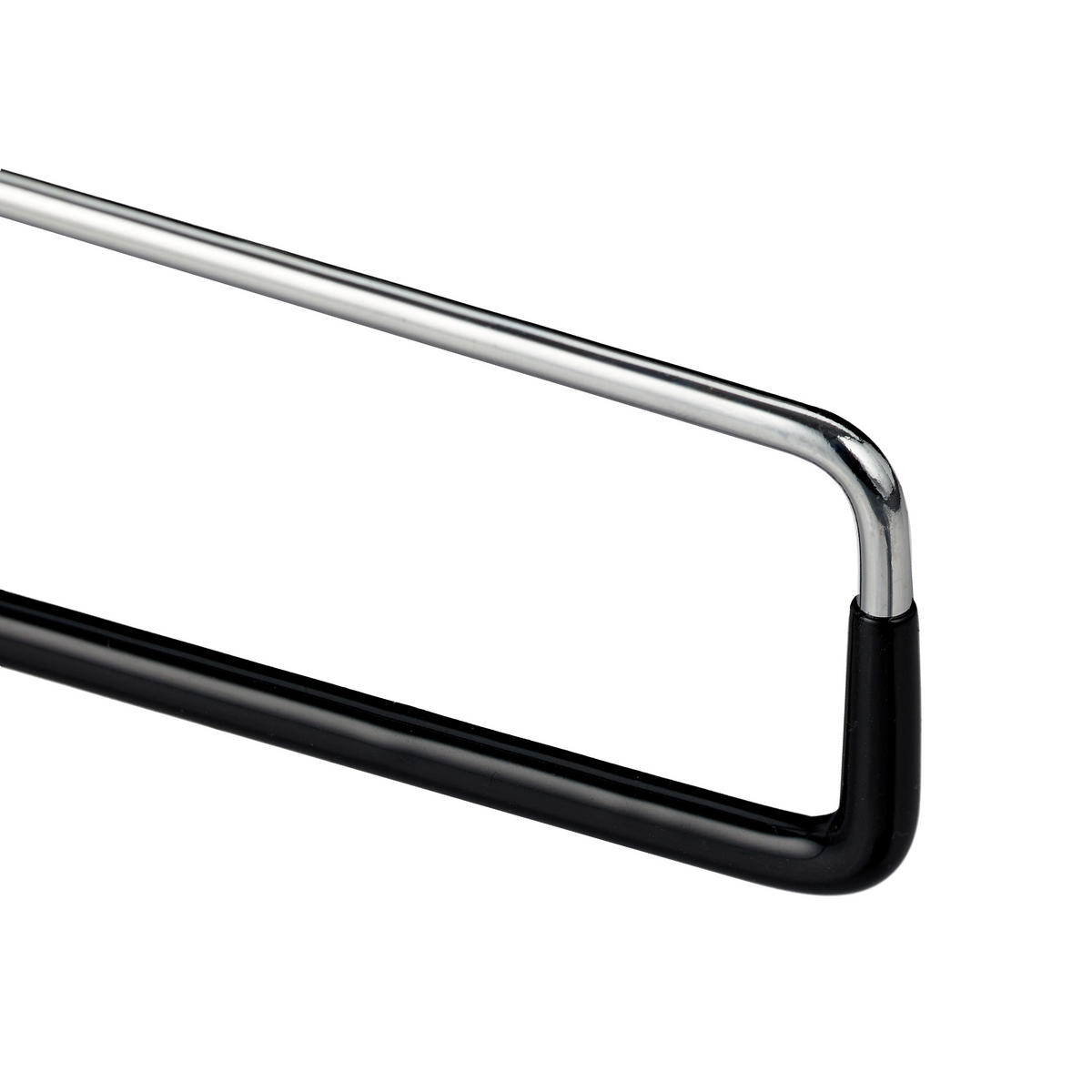 VEČNAMENSKI obešalnik za hlače - srebrne barve, kovina/umetna masa (33.5/52/2cm) - Relaxdays