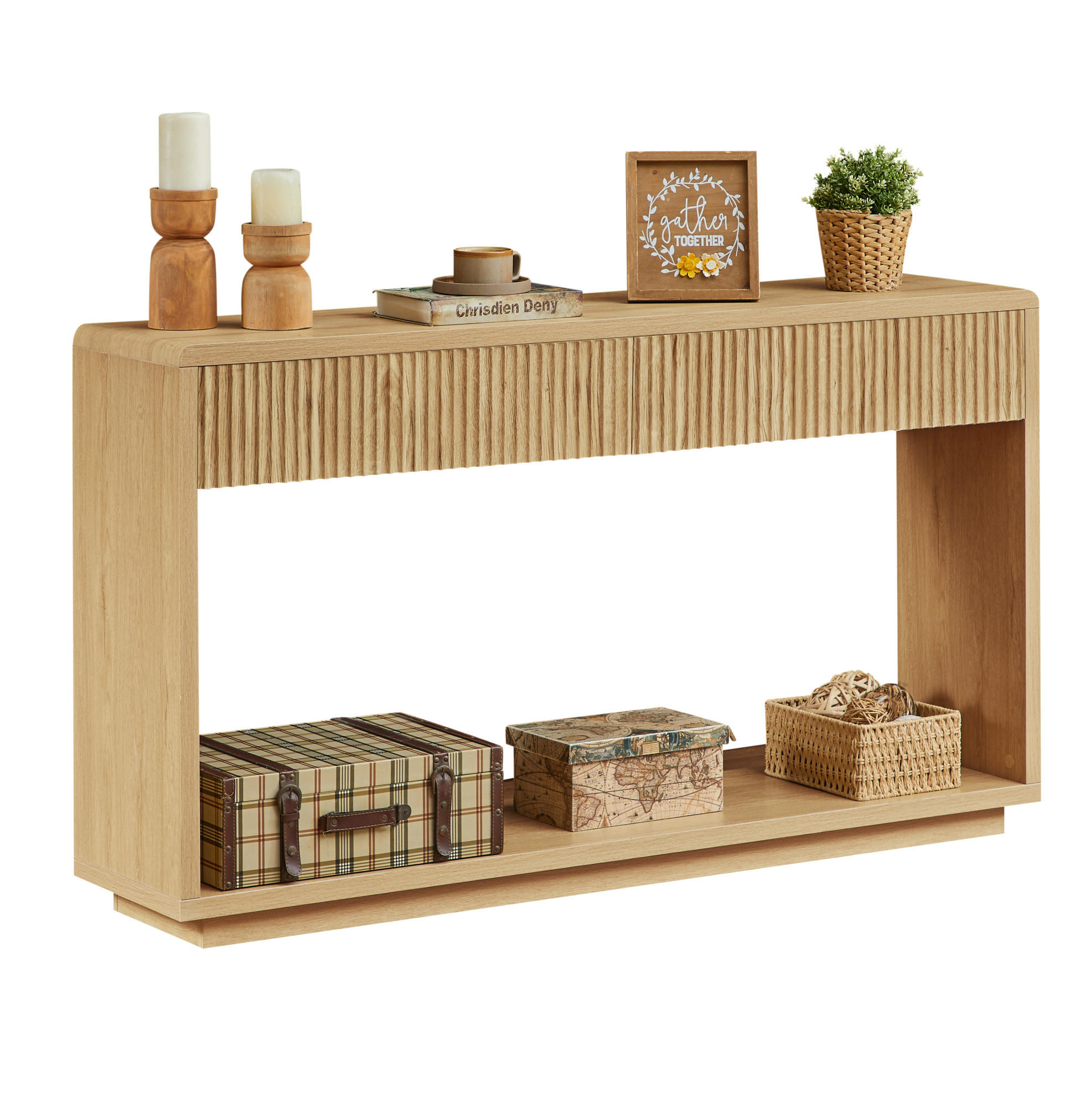 Ivmeu Konsolentisch Natur 35x85x150 cm