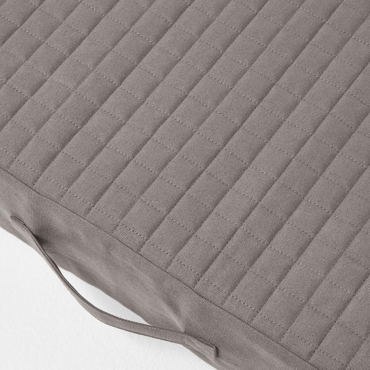 SOFA-AUFLAGE grau 100/50/10 cm – Sitzkissen orthopädisch - Grau, Textil (100/50/10cm) - Homescapes