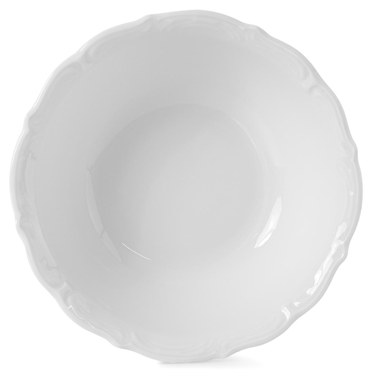 SALATSCHÜSSEL Chodziez MARIA TERESA 6-tlg - Weiß, Keramik (15cm) - KONSIMO®