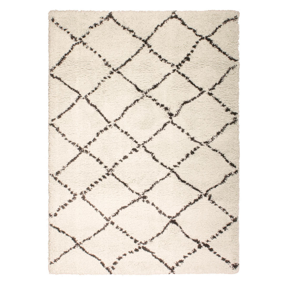 TEPPICH Casablanca 2 donner 120 x 170 x 3 cm - Grau, Textil (120/170cm) - Vivaraise
