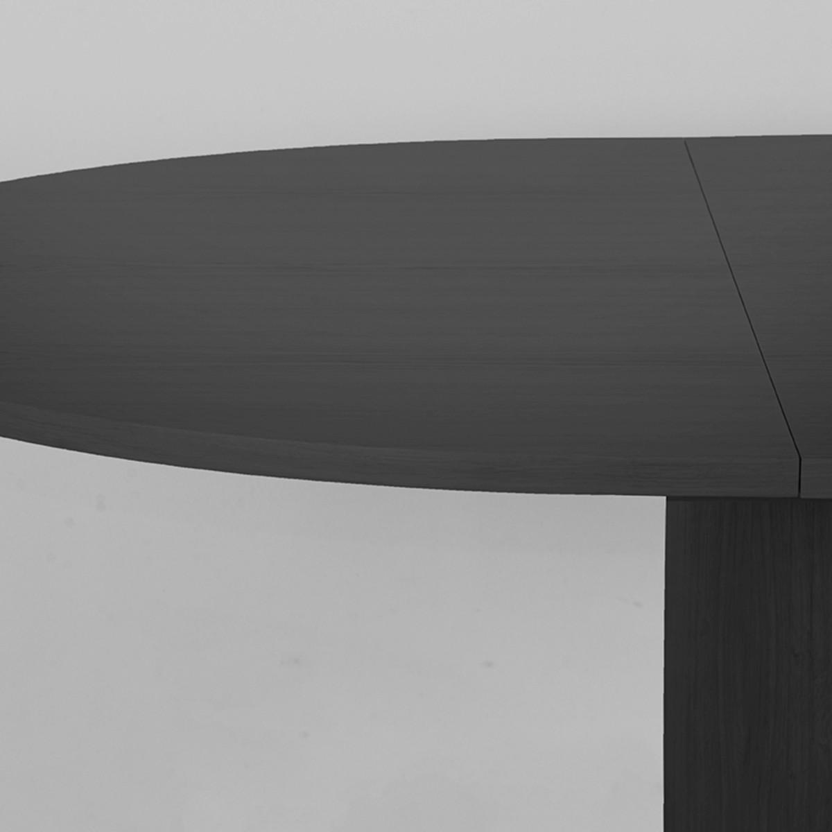 ESSTISCH Oliva Schwarz 130/130/78 cm - Schwarz, Holz (130/130/78cm) - LABEL51