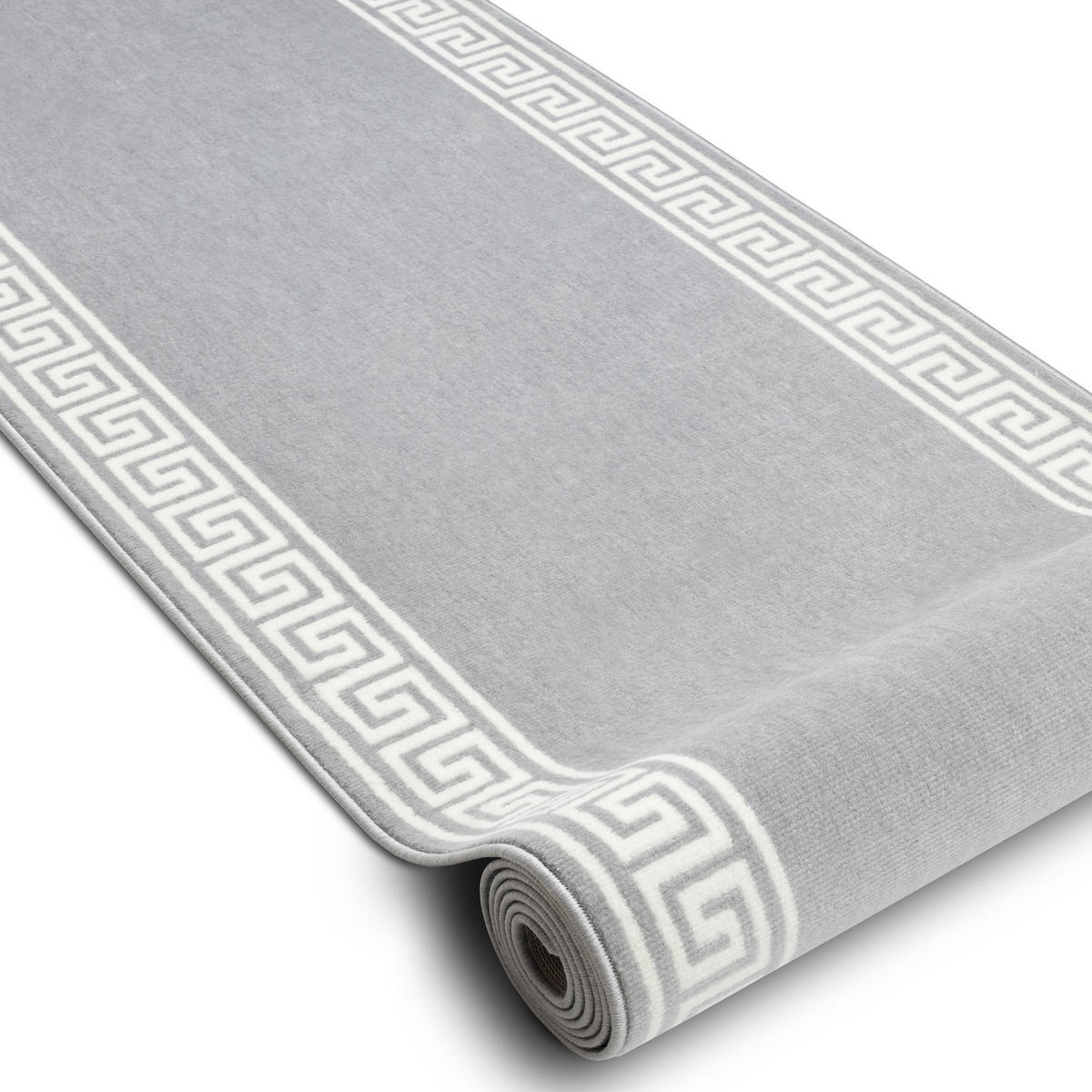 LÄUFER BCF MORAD 80/340 cm - Grau, Textil (80/340cm) - rugsX