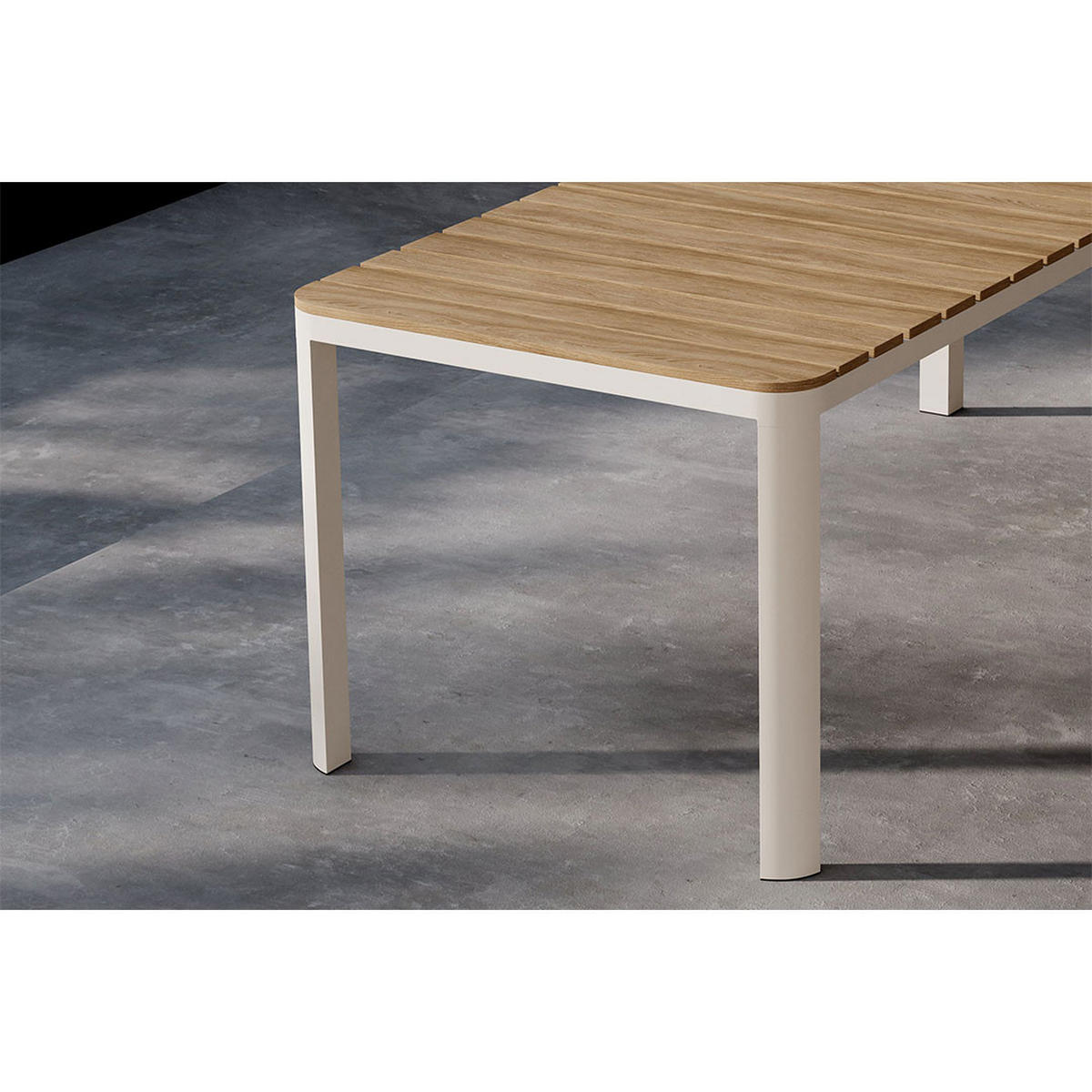 GARTENTISCH, Etna, Beige, Metall, 90 x 210 x 74 cm - Beige, Metall (210/90/74cm) - ebuy24