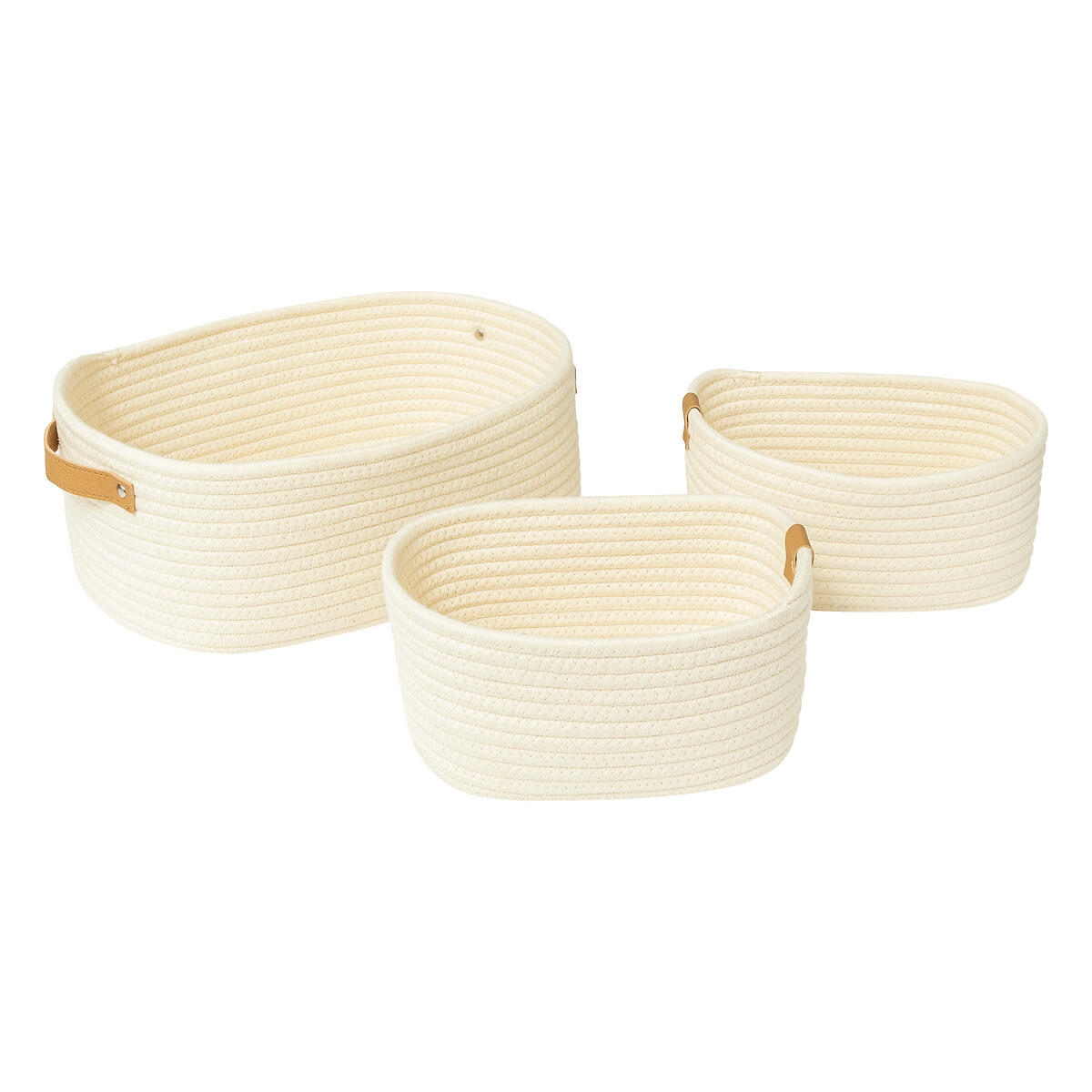 KOSMETIKKÖRBE für das Badezimmer Duo - Beige, Kunststoff (25/12/35cm) - 5five Simply Smart