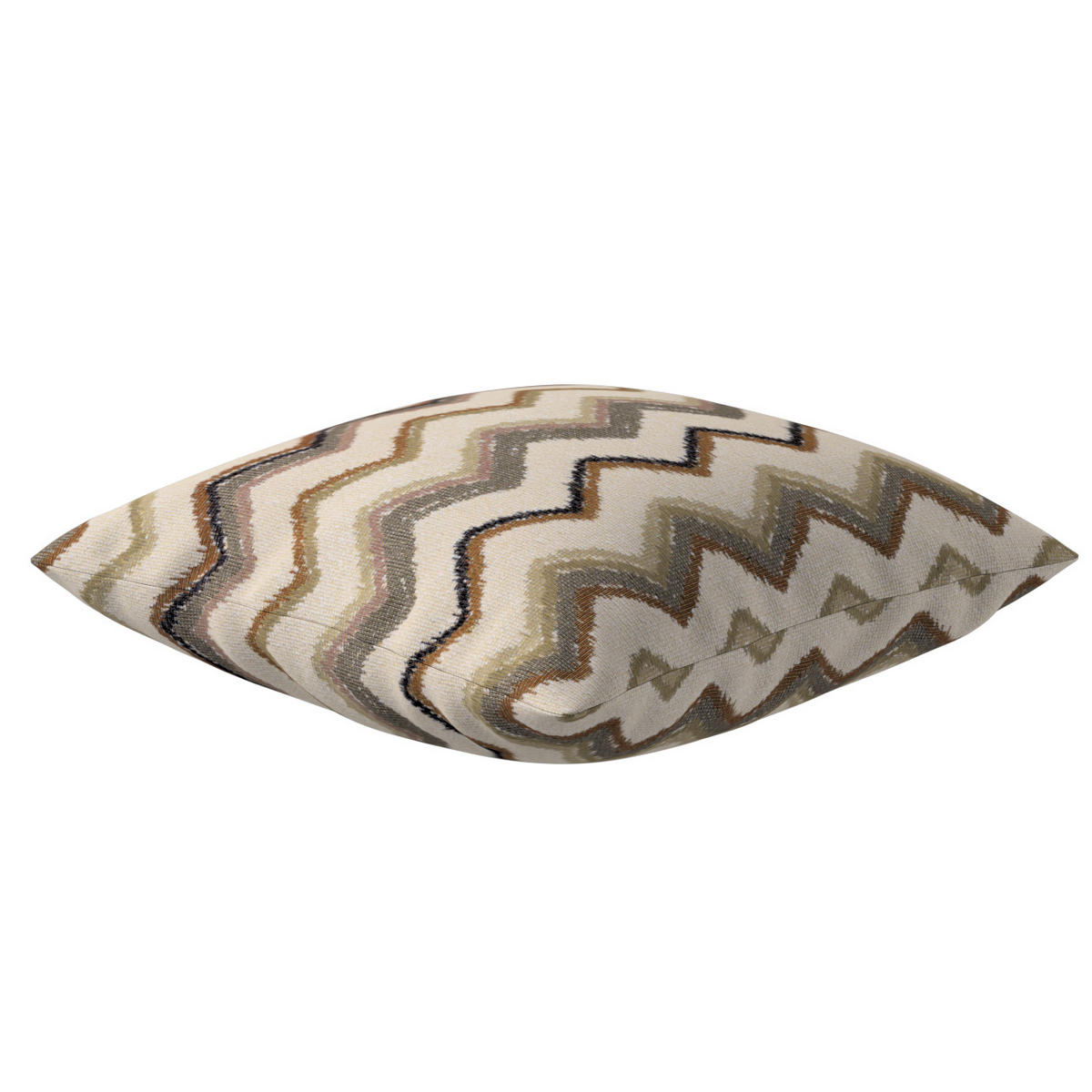 KISSENHÜLLE Cosy Home beige- olive, 43x43 cm - Multicolor, Textil (43/43cm) - Dekoria