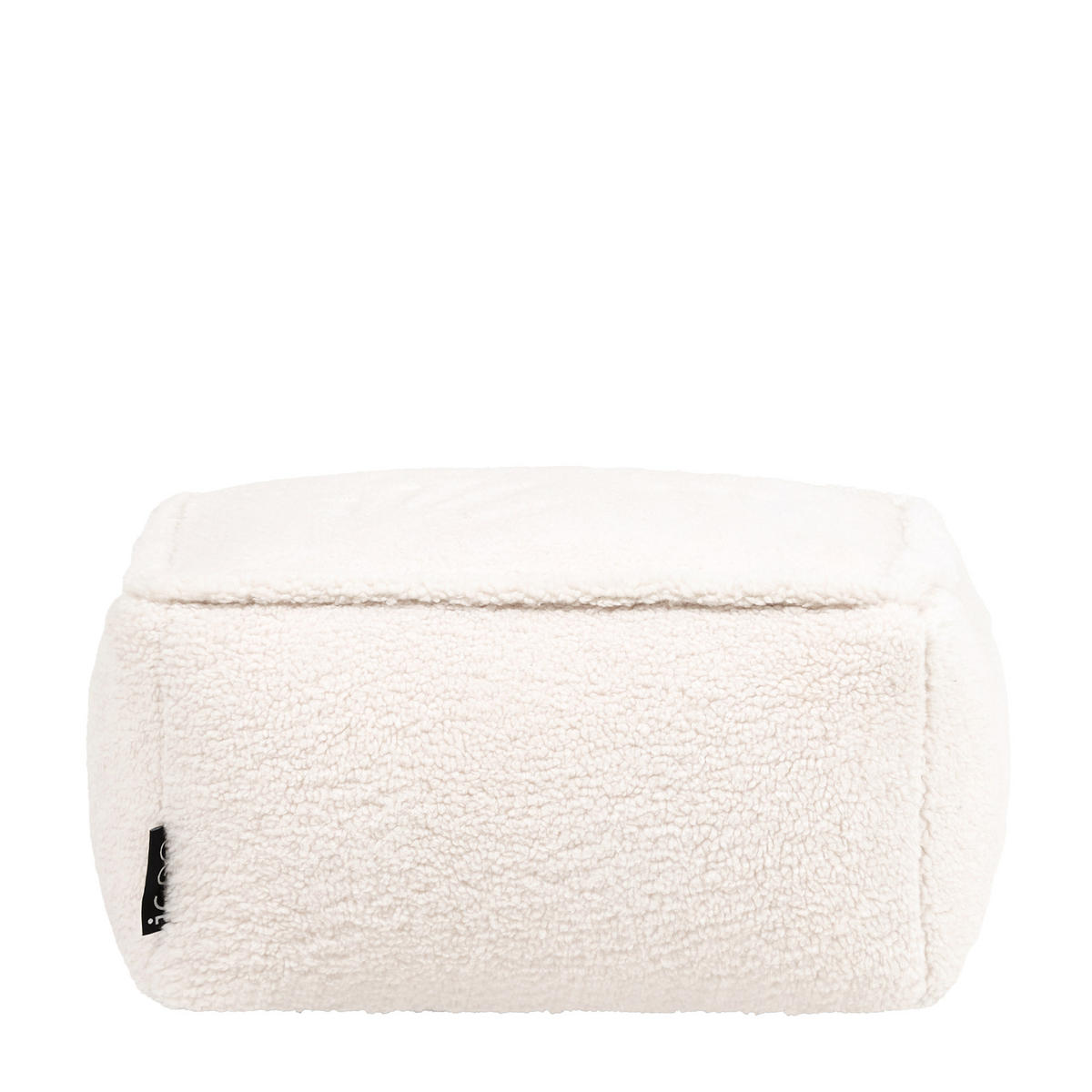 SITZPOUF Borg - Creme, Kunststoff/Textil (40/40/40cm) - icon