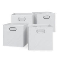 FALTBOX Weiß 30 x 30 cm 4er Set - Weiß, Wellpappe (30/30cm) - Vicco