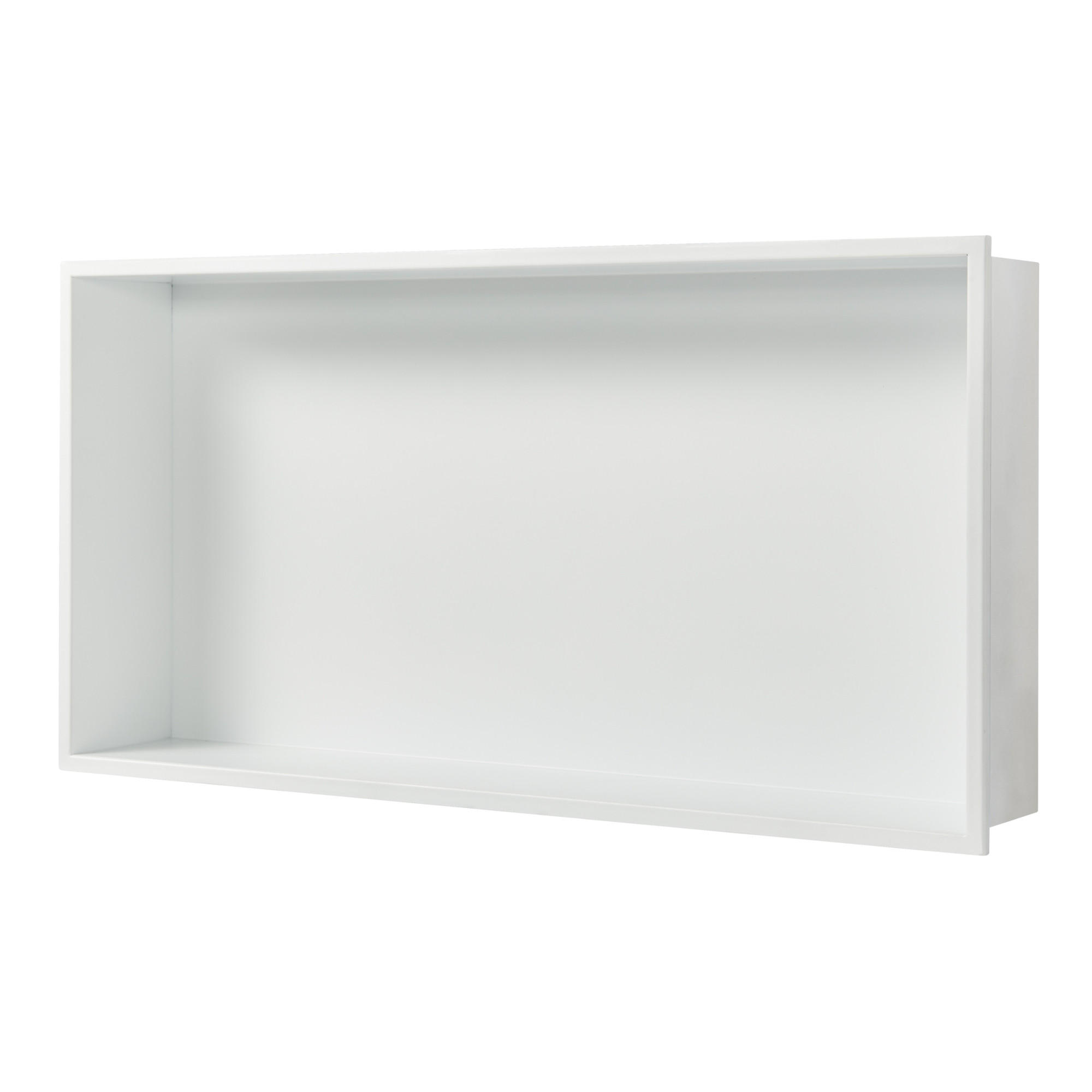 SPRCHOVÝ KOUT Kristinehamn - bílá, kov (32/62/10cm) - [neu.haus]