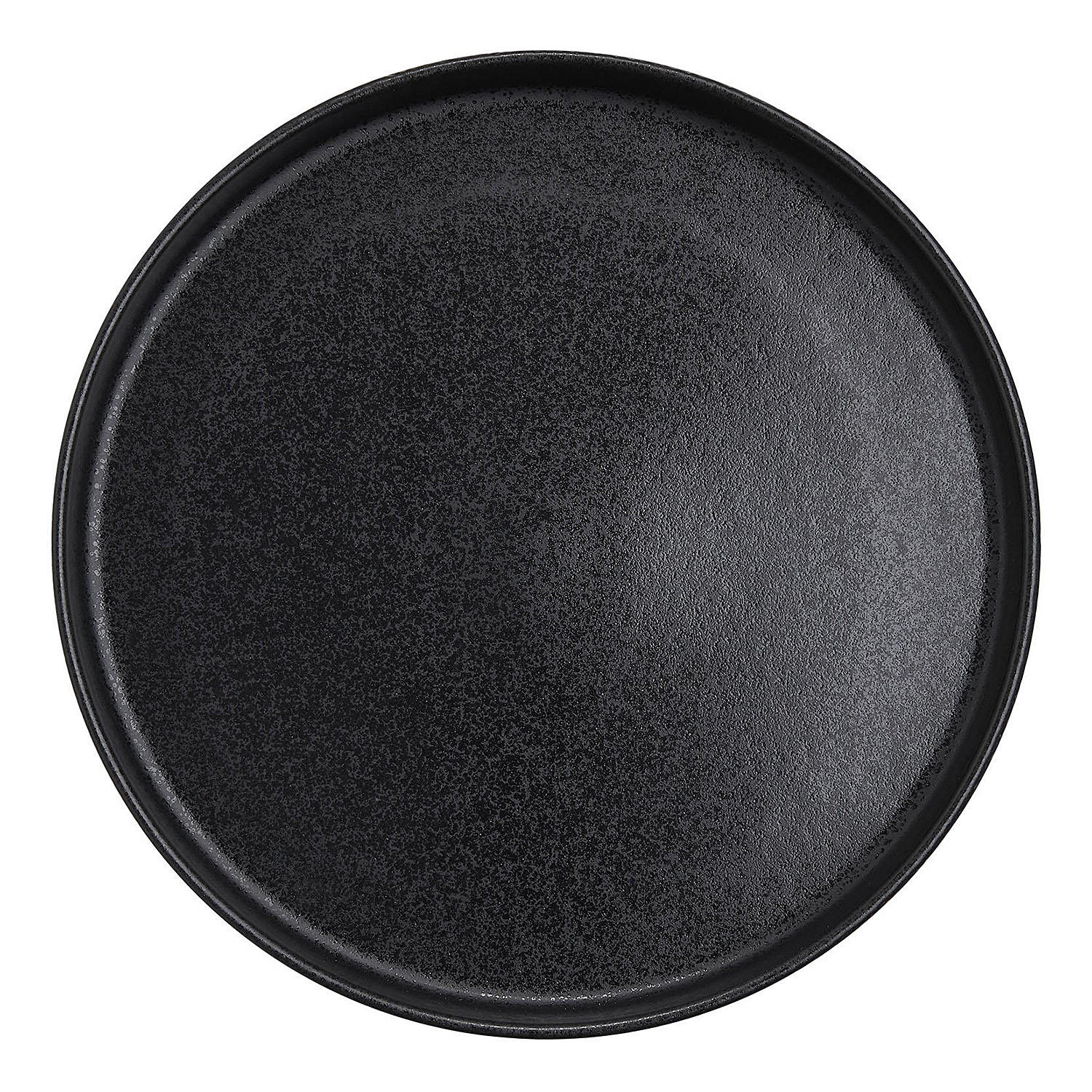 Butlers Teller Schwarz 22x2x22 cm