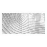 GLASPLATTE für Kamin 140x70 cm - Weiß, Glas (140/70/0.4cm) - TULUP