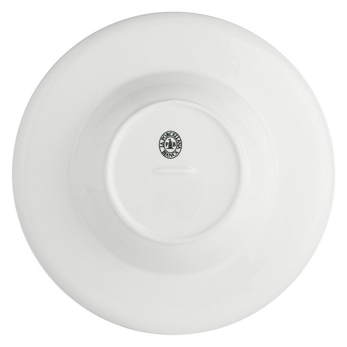 TELLER Weiß 23/23/3 cm P004300002Z - Weiß, Keramik (23cm) - La Porcellana Bianca 