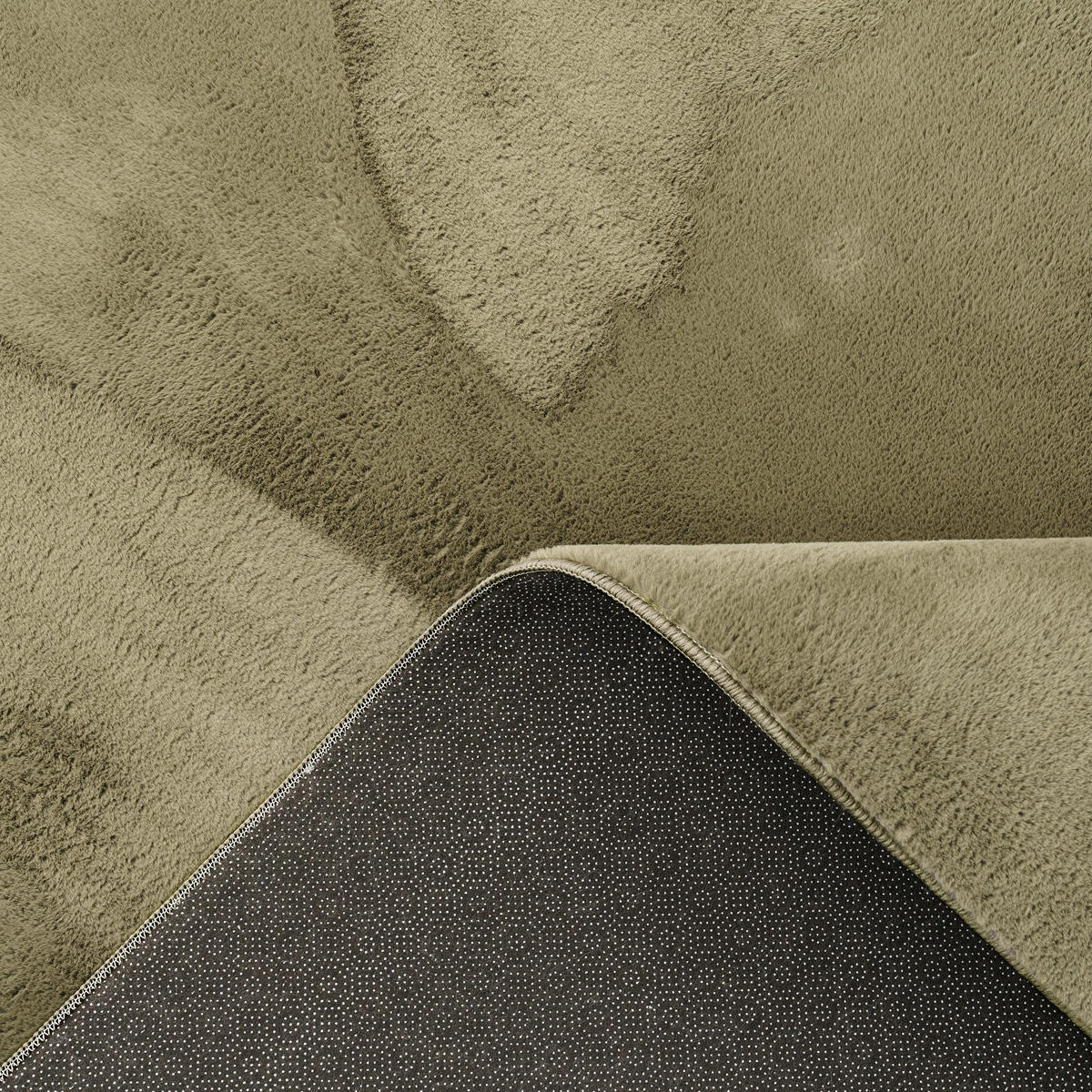 HOCHFLORTEPPICH 60/90 cm Soft 380 - Grün, Textil (60/90cm) - Paco Home