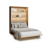 SCHRANKBETT BED CONCEPT BC-36 - Beige/Eiche Artisan, Holzwerkstoff (140/200cm)