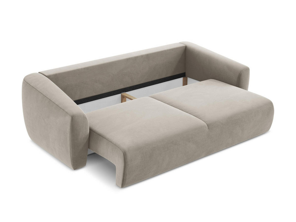 SOFAELEMENT Links Chenille Stoff Blau - Blau/Schwarz, Holzwerkstoff/Kunststoff (179/70/113cm) - Makamii