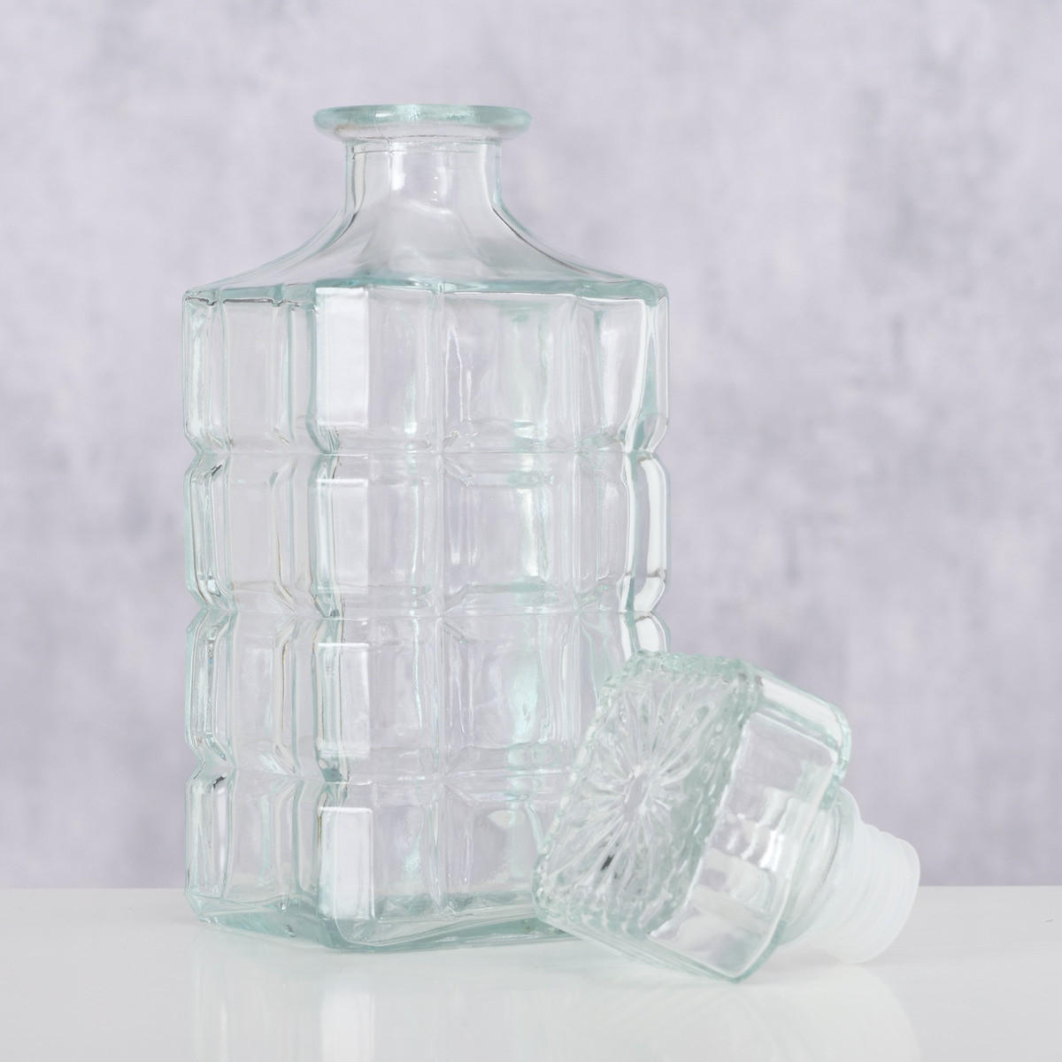 KARAFFE Whiskey 900 ml - Transparent, Glas (0.9L) - Boltze Home
