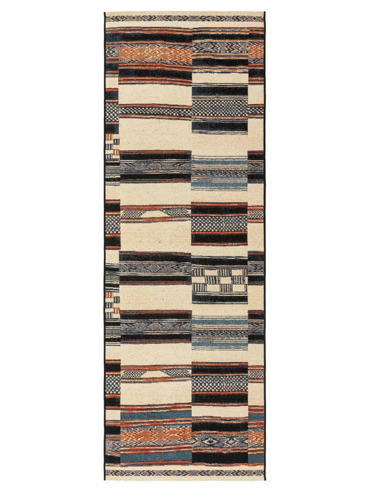 NOTRANJI in zunanji tekač Artis večbarvna 80x250 cm - večbarvno, umetna masa/tekstil (80/250cm) - benuta Nest