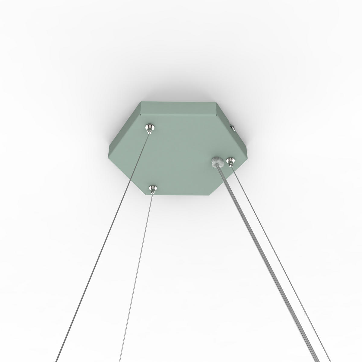 LED-HÄNGELEUCHTE - Grün, Metall (1.6/100/60cm) - Lumicom