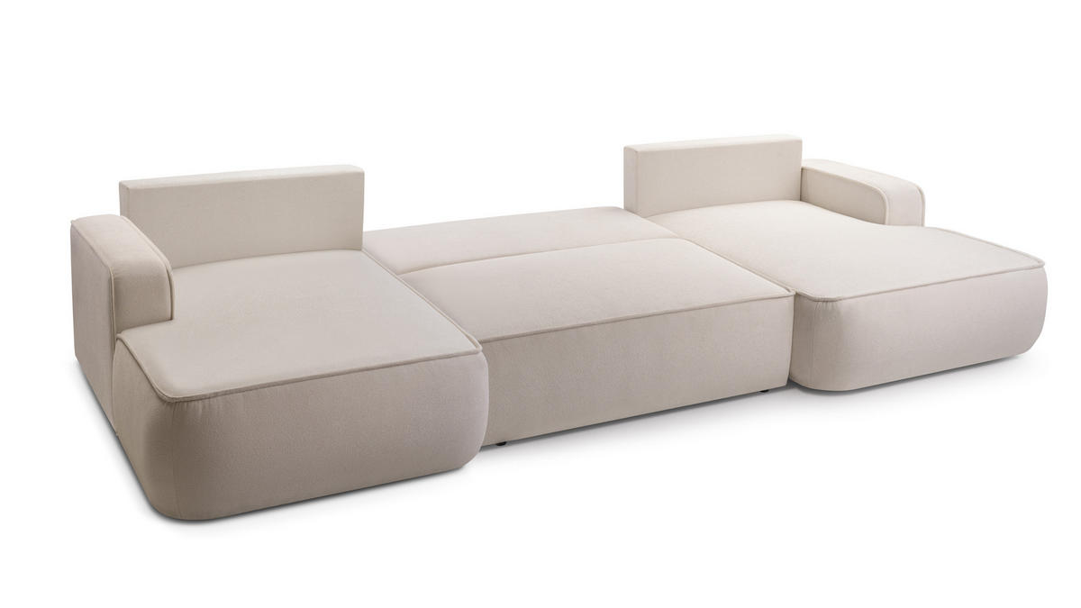 WOHNLANDSCHAFT Ablia Dunkelgrau 364/168/87 cm mit Schlaffunktion - Dunkelgrau/Schwarz, Kunststoff/Textil (364/87/168cm) - AX Living