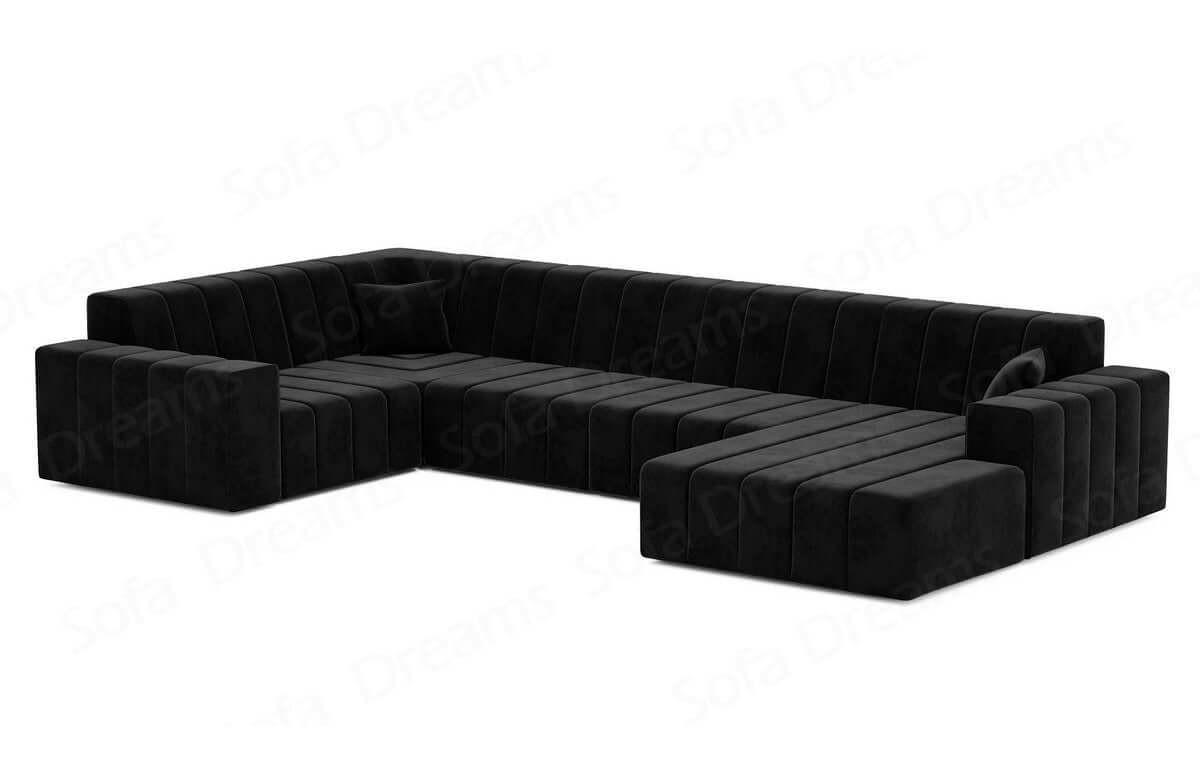 XXXLutz Wohnlandschaft Schwarz 326x73x186 cm