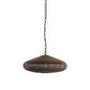 HÄNGELAMPE Bahoto Braun Ø40/18 cm - Braun, Metall (40/40/18cm) - Light & Living