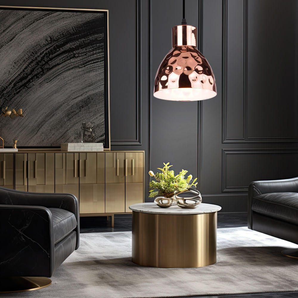 Thumbnail - Led, Gold, Metall, Rund, F, 100x100x15 cm, Lampen & Leuchten, LED Beleuchtung, LED-Hängeleuchten