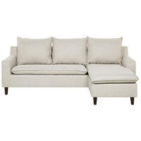 ECKSOFA Polsterbezug Beige Elvenes - Beige, Textil (206/140cm) - Beliani