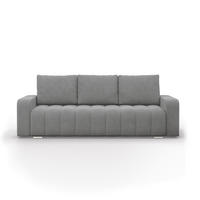 SOFA 3-SITZER MIT SCHLAFFUNKTION ABRIELLE Dunkelgrau - Dunkelgrau, Textil (97/87/227cm) - Mebligo