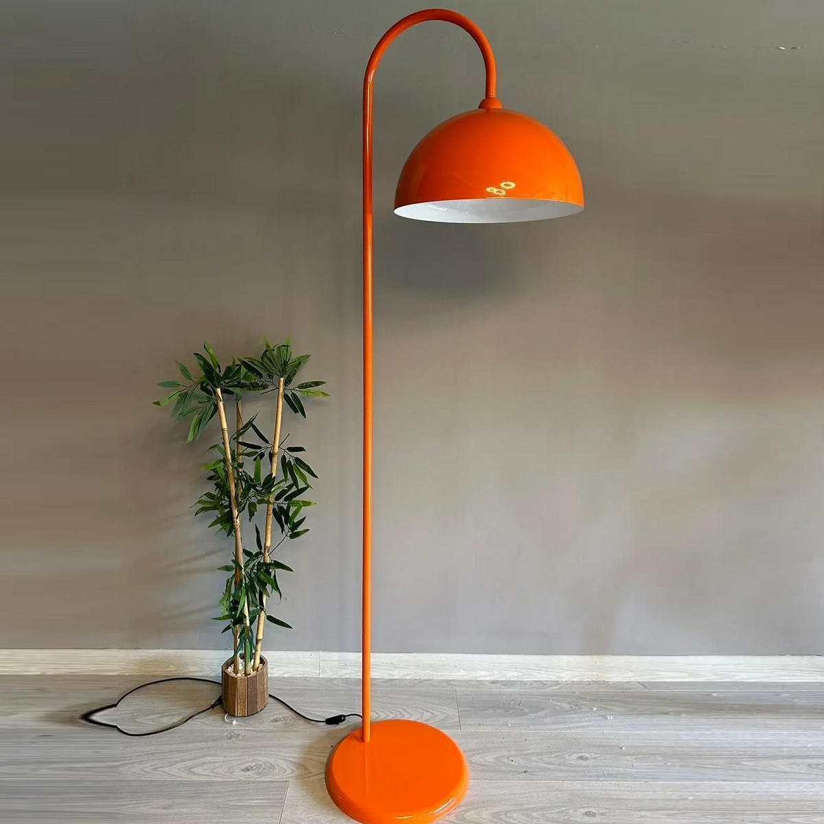 STEHLEUCHTE Lunor 170 Cm - Orange, Metall (37/37/170cm) - Bamyum