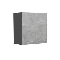 HÄNGESCHRANK R-Line Beton 60 cm - Schieferfarben/Anthrazit, Holzwerkstoff (60/60/31cm) - Vicco