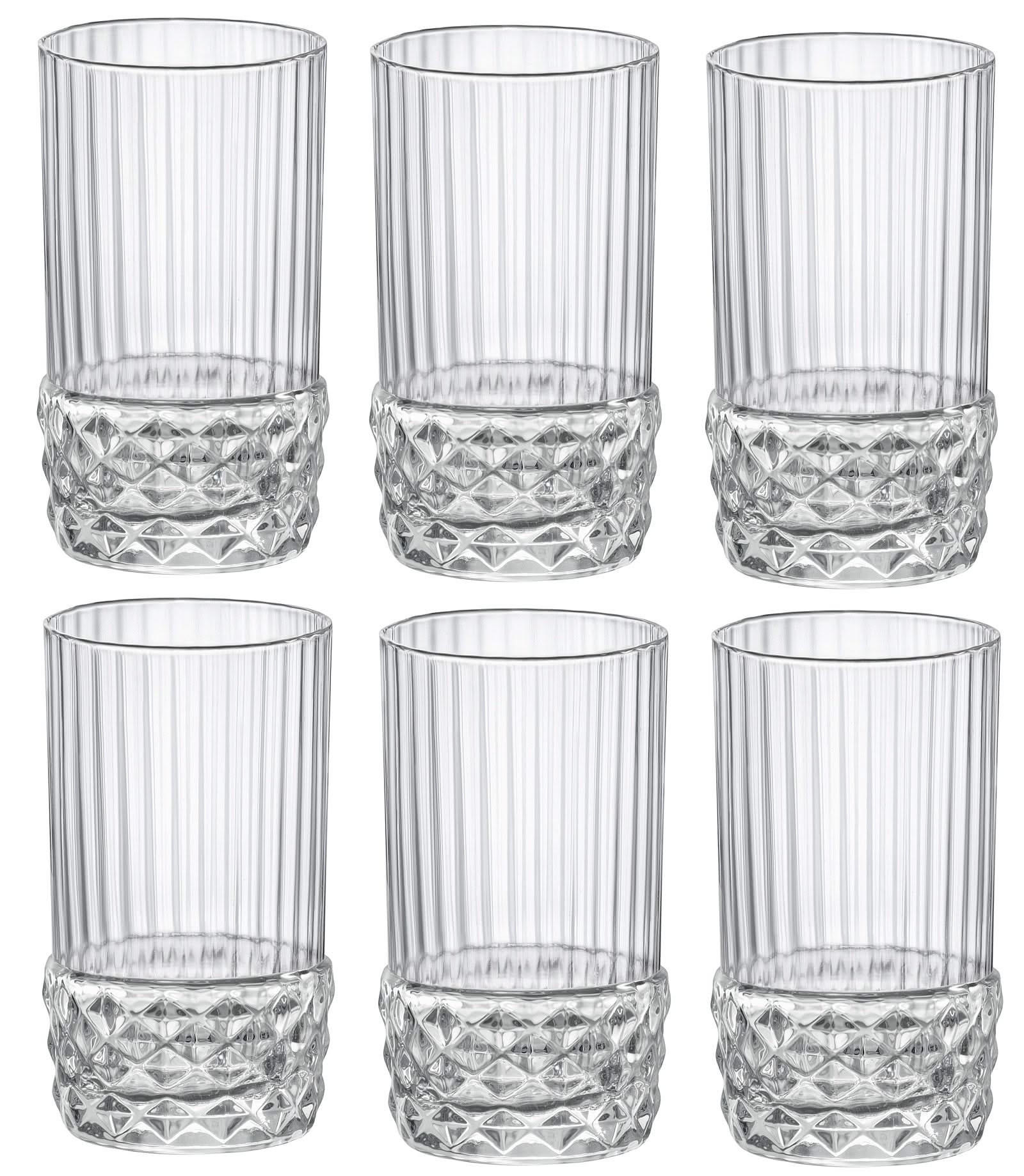 SCHNAPSGLAS Shotgläser America 20's 80 ml - 6 Stücke - Transparent, Glas (0.08L) - Bormioli Rocco