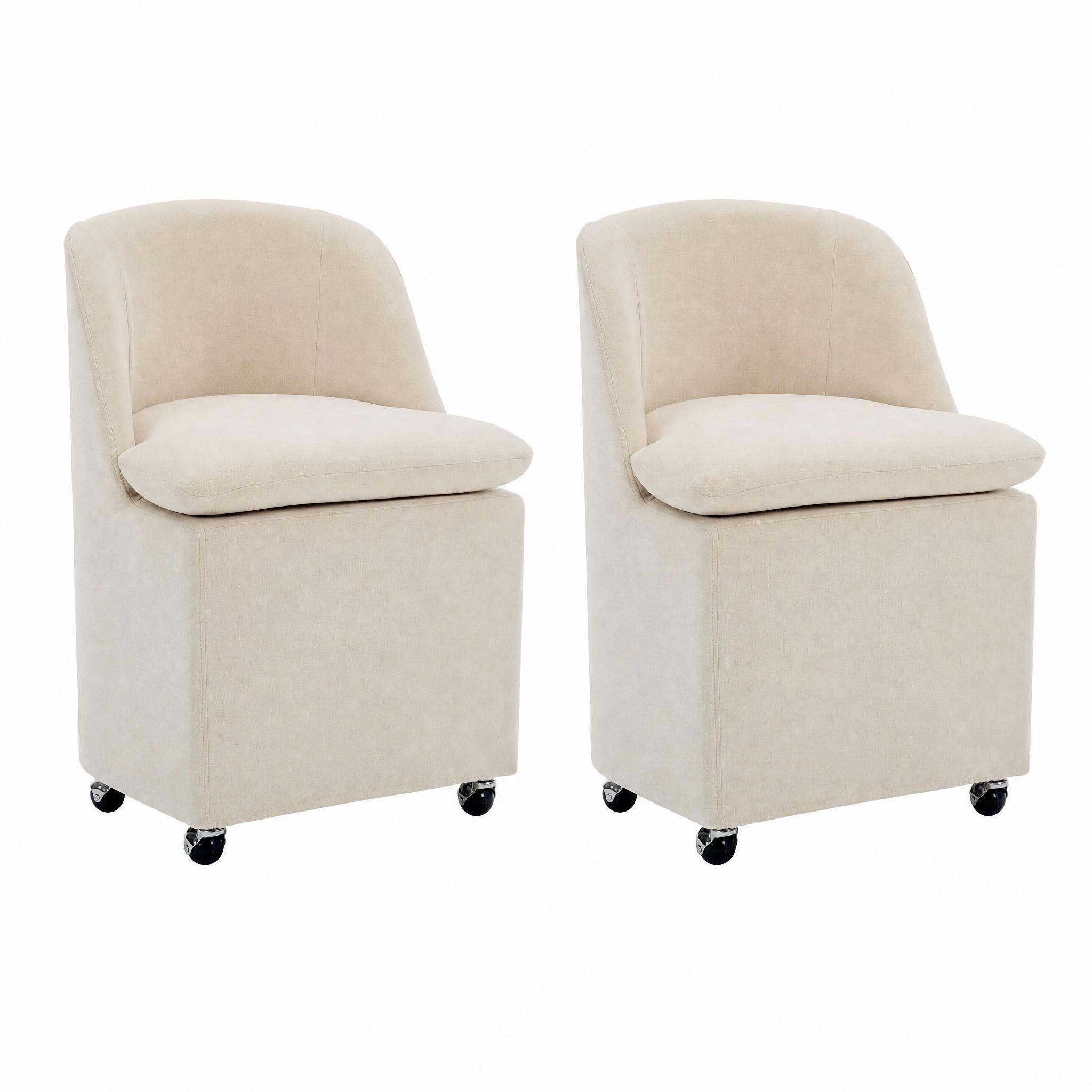 Meubliv Esszimmerstuhl Beige 53x78.5x53.5 cm