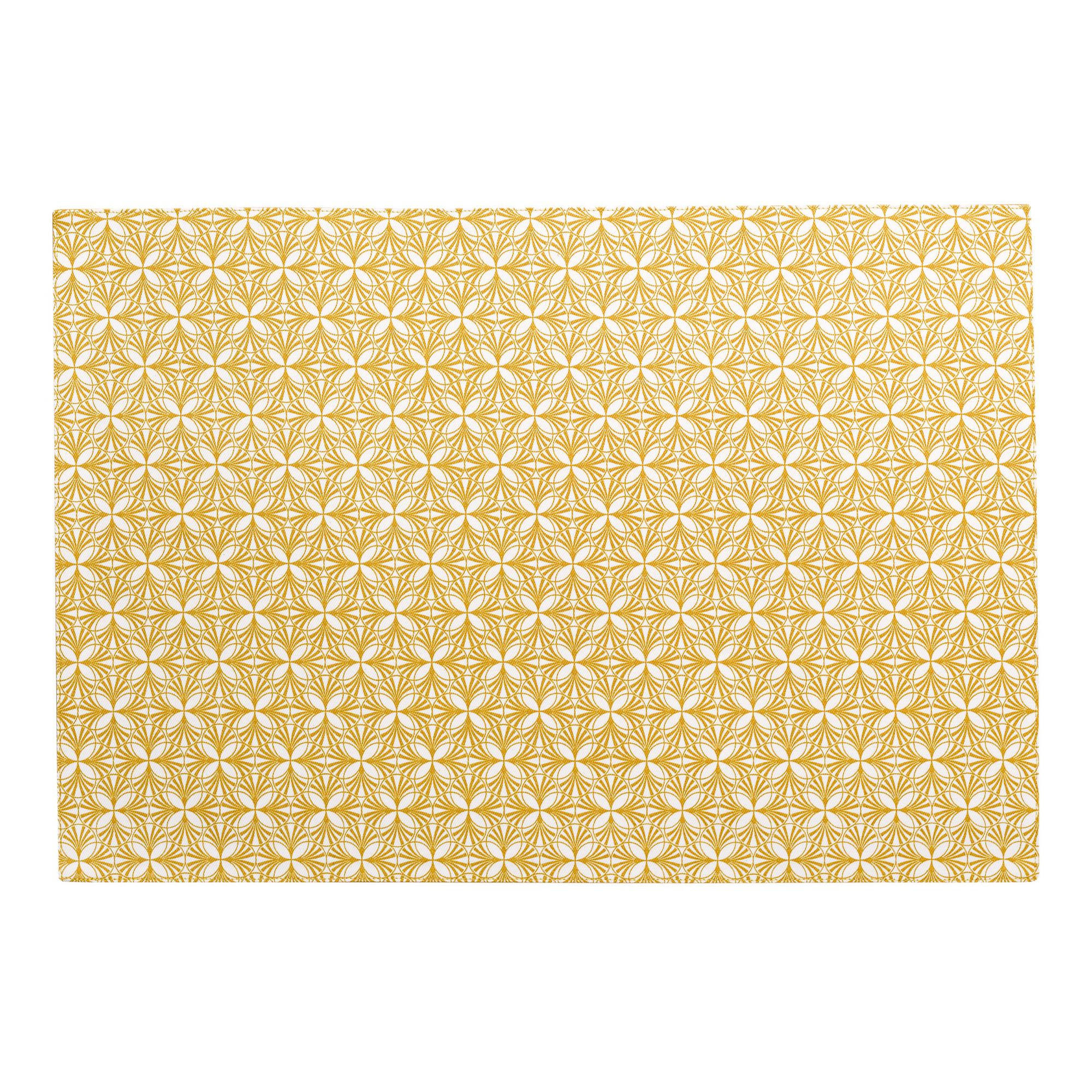 TISCHSET Calypse currygelb 33 x 48 cm - Currygelb, Textil (33/48cm) - Winkler