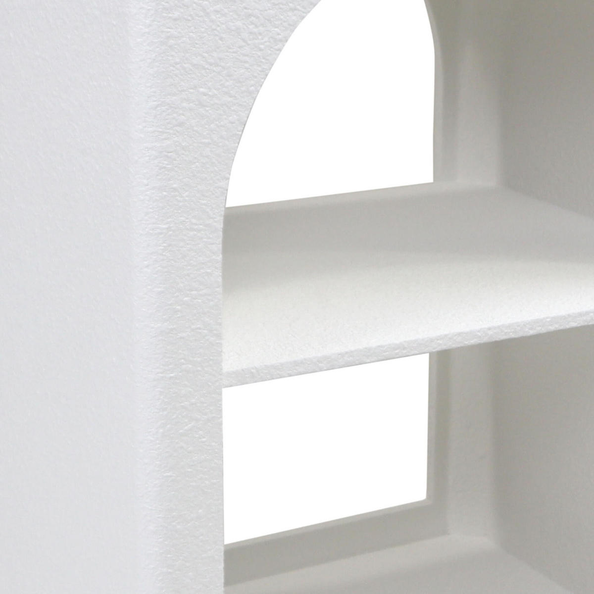 NACHTTISCH Nerina 40/30/55 cm mit 1 Ablage - Weiß, Holzwerkstoff (40/55/30cm) - Mobili Rebecca