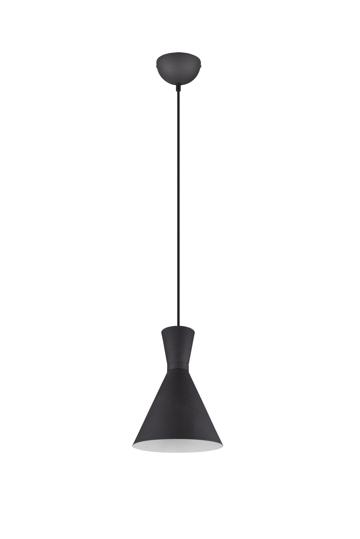 HÄNGELAMPE ENZO - Schwarz - 20/20/150 cm - Schwarz, Metall (20/20/150cm) - Trio Leuchten