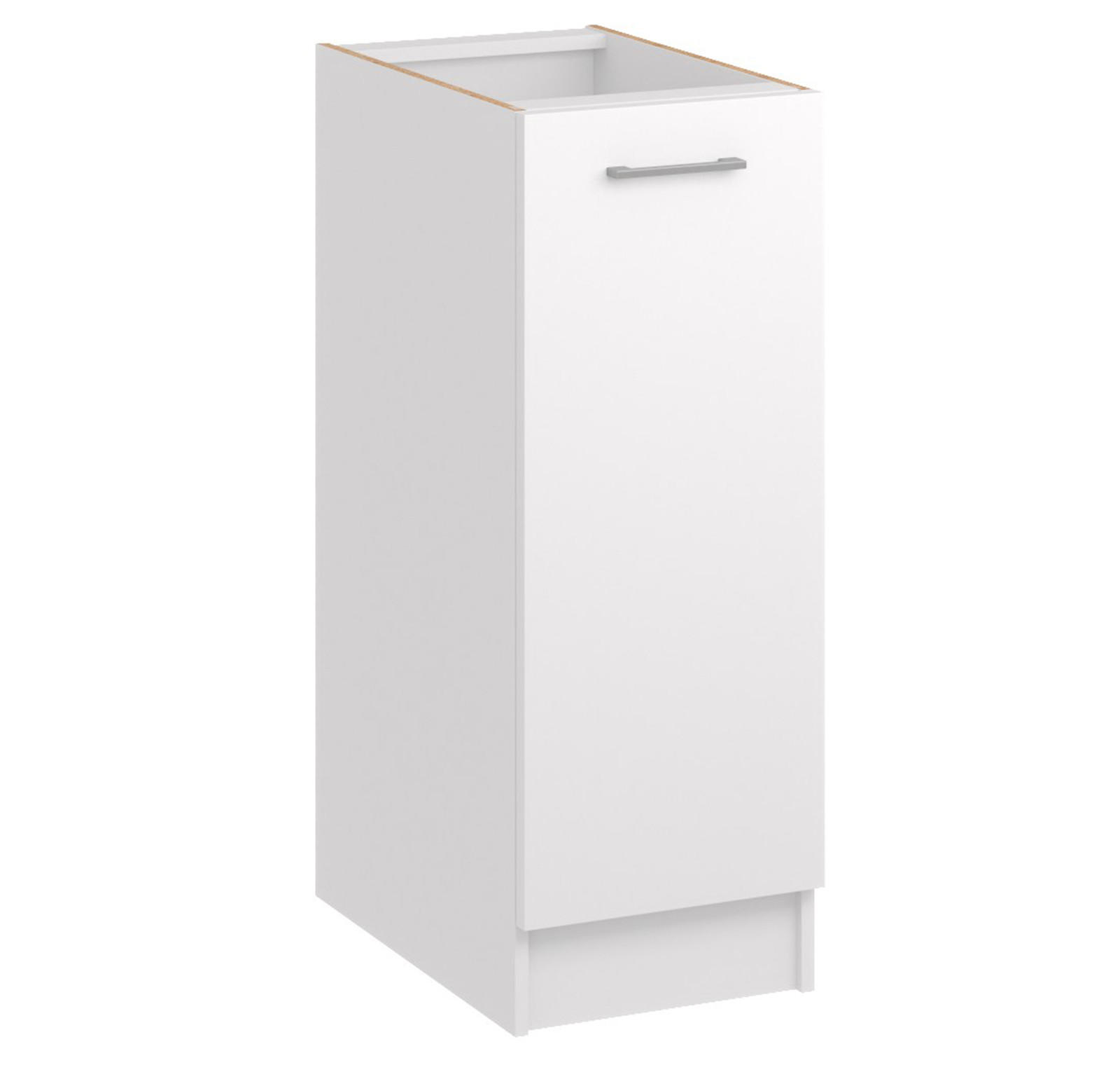 KÜCHENUNTERSCHRANK D30 weiss matt - Weiß, Holzwerkstoff (30/82/44cm) - roe furniture