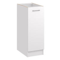 KÜCHENUNTERSCHRANK D30 weiss matt - Weiß, Holzwerkstoff (30/82/44cm) - roe furniture