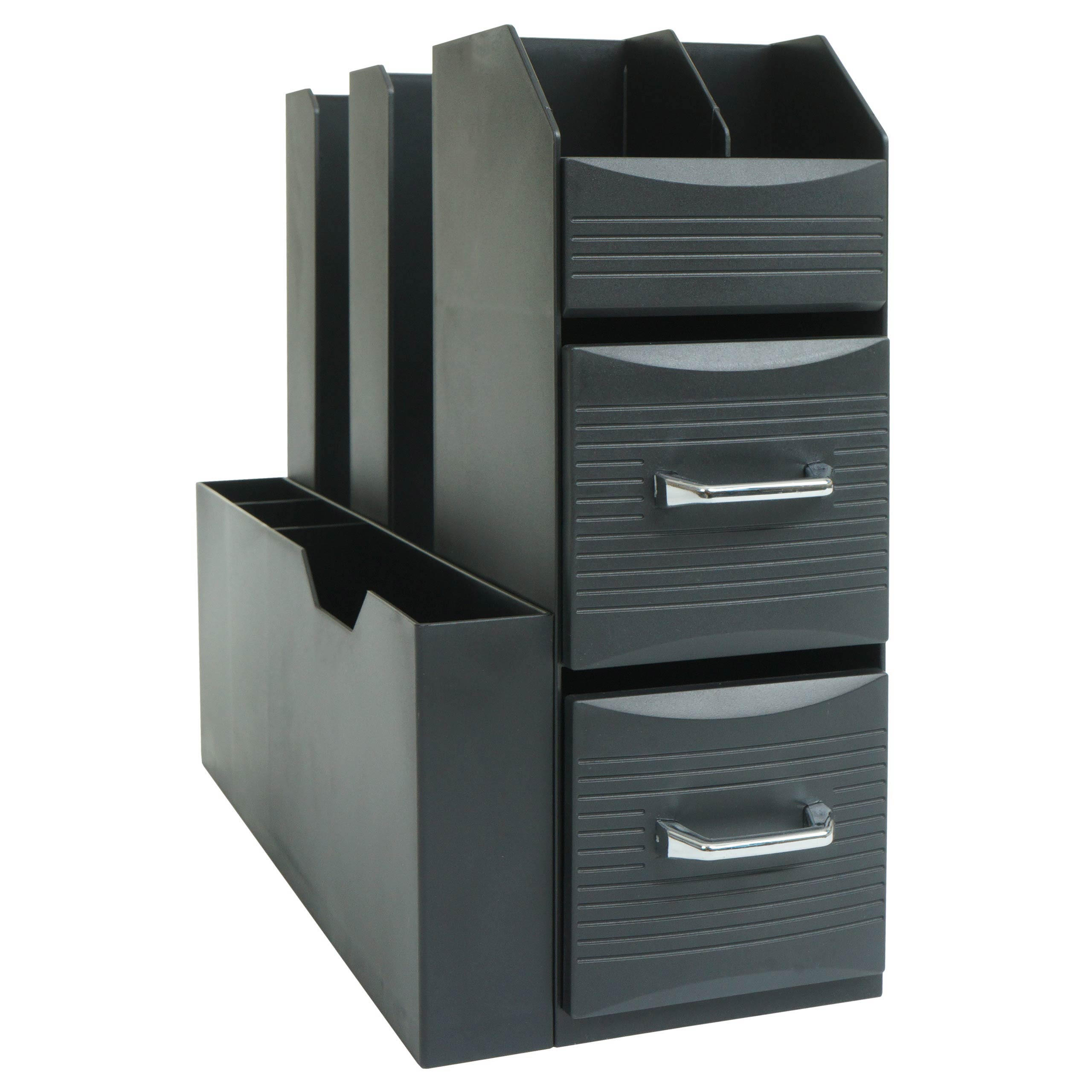 ORGANIZÉR NA PSACÍ STŮL Černý - černá, plast (14/29/33cm) - MCW
