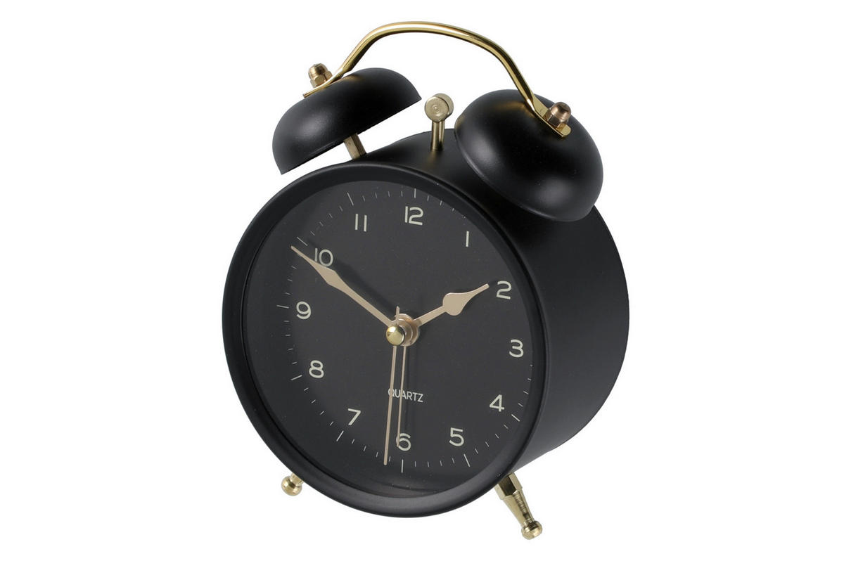 WECKER Metall Sweet Ø 9,5 cm - Schwarz, Metall (9.7/13.5/5.5cm)