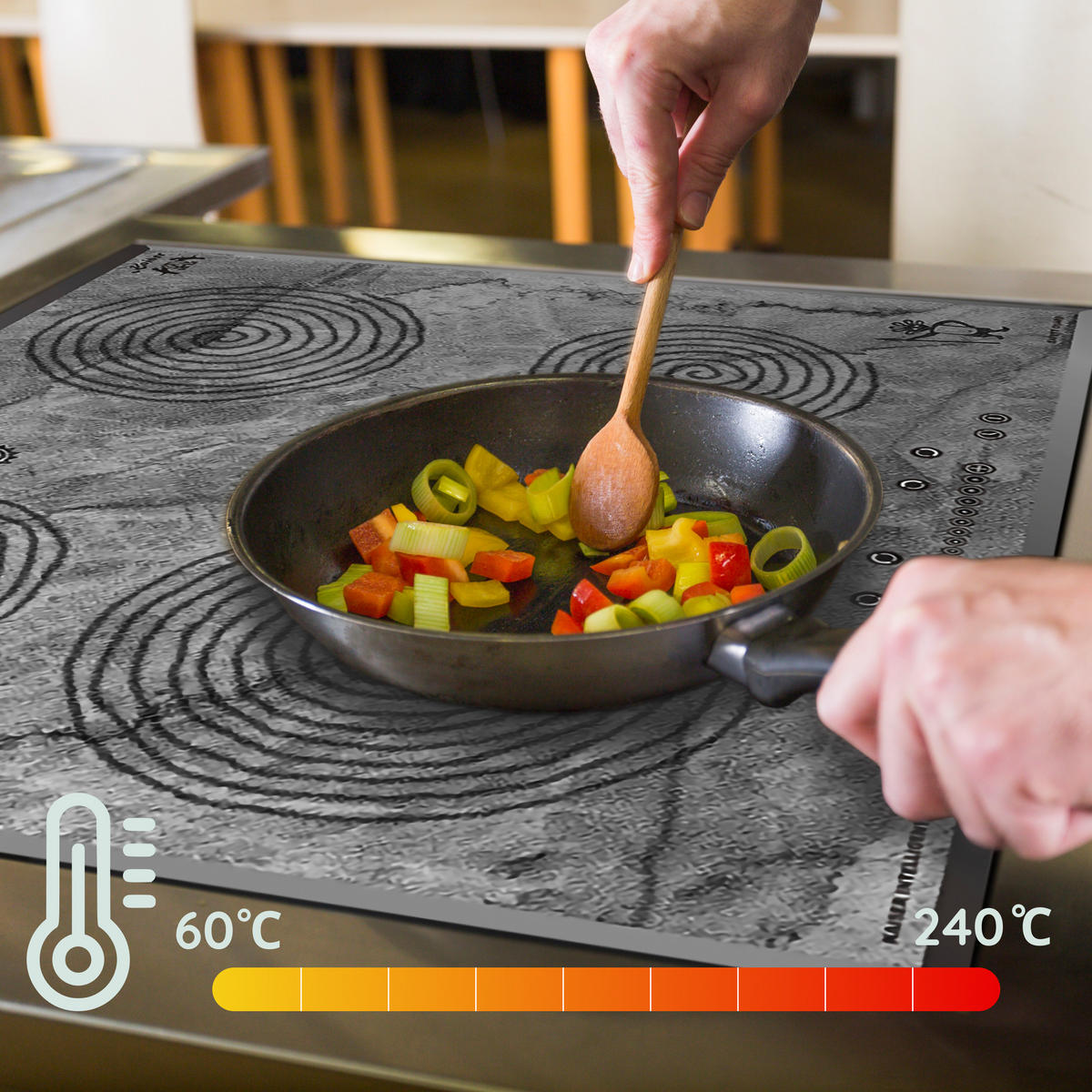 BACKOFEN-SET Einbau-Backofen 60 cm EH 6339+KCT 6705 FI Ära Induktions-Kochfeld 60 cm - Silberfarben, Metall (59.4/59.4/57.5cm) - Kaiser Küchengeräte