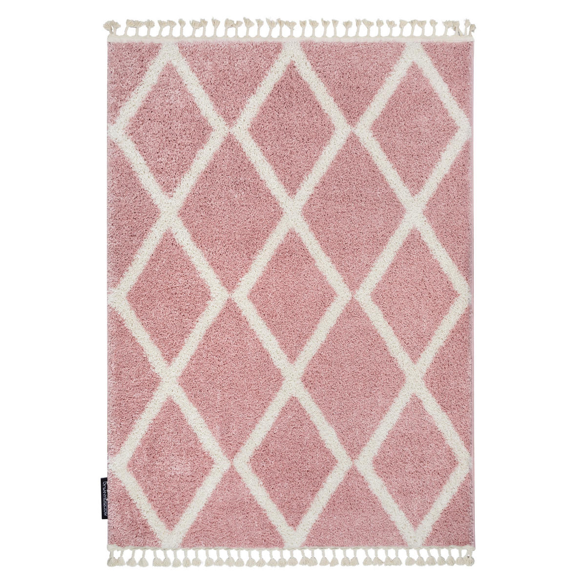 TEPPICH Berber 140/190 cm - Pink, Textil (140/190cm) - rugsX