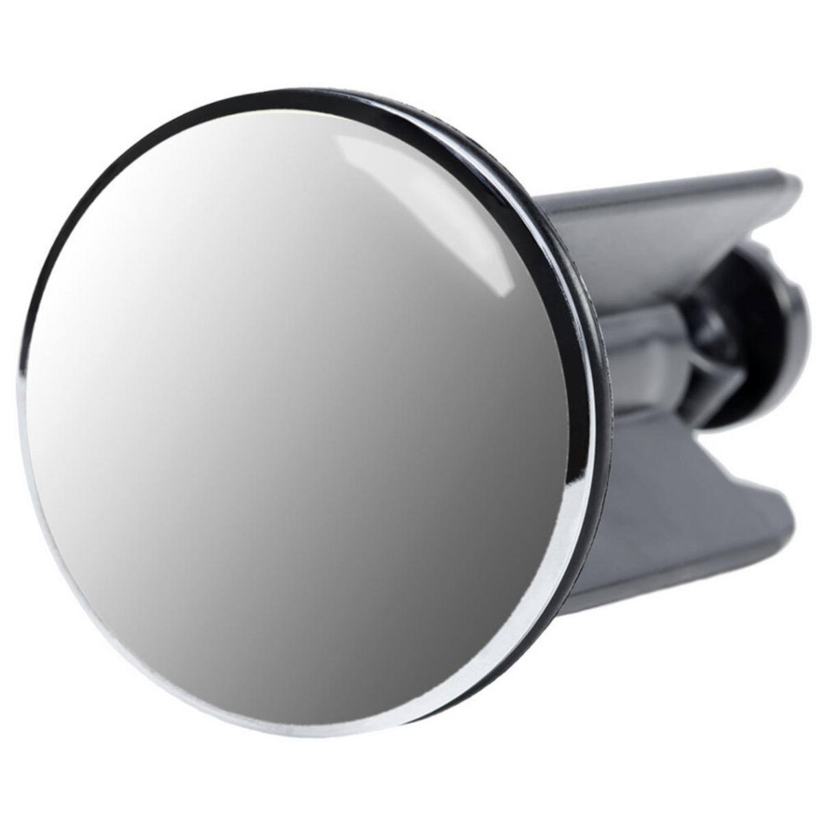 WASCHBECKENSTÖPSEL Classic - Grau, Kunststoff/Metall (4/7/7cm) - Sanilo