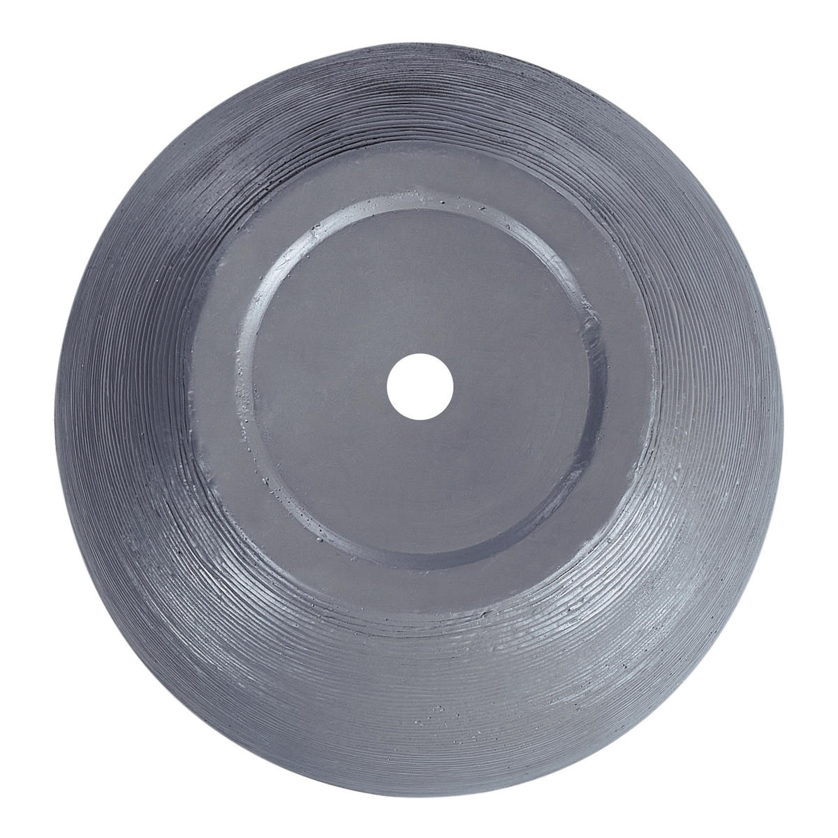BLUMENTOPF grau rund 50/50/39 cm Zakros - Grau, Naturmaterialen (39cm) - Beliani
